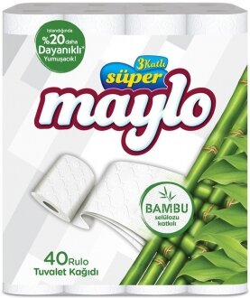 Maylo Bambu Tuvalet Kağıdı 40 Rulo Tuvalet Kağıdı kullananlar yorumlar